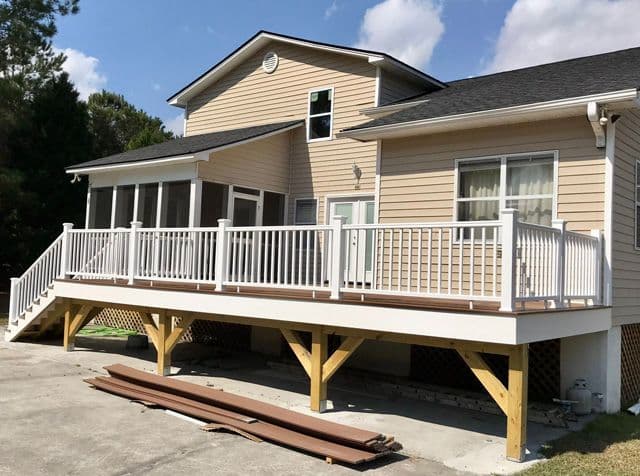 Porch Decking White