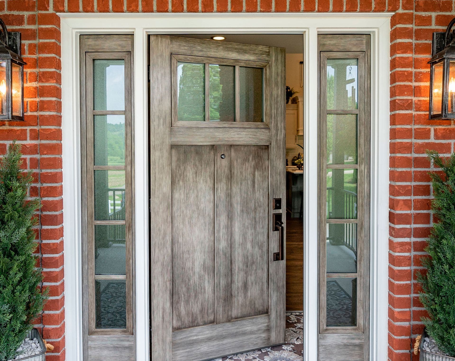 Classic front entry door