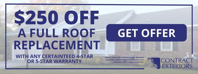 Contract Exteriors Roofing Special