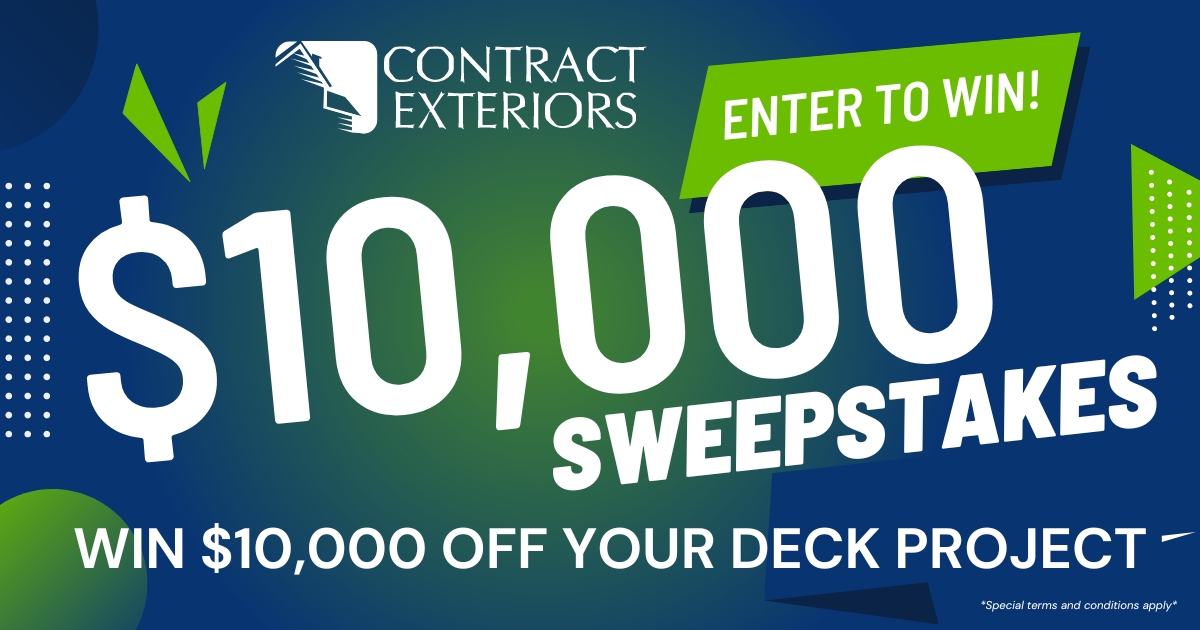 $10,000 decking sweepstakes offer