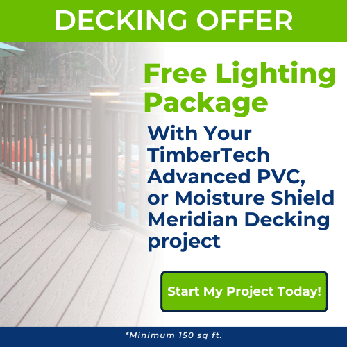 Decking Offer: Free Lighting Package With Your TimberTech Advanced PVC or Moisture Shield Meridian Decking project